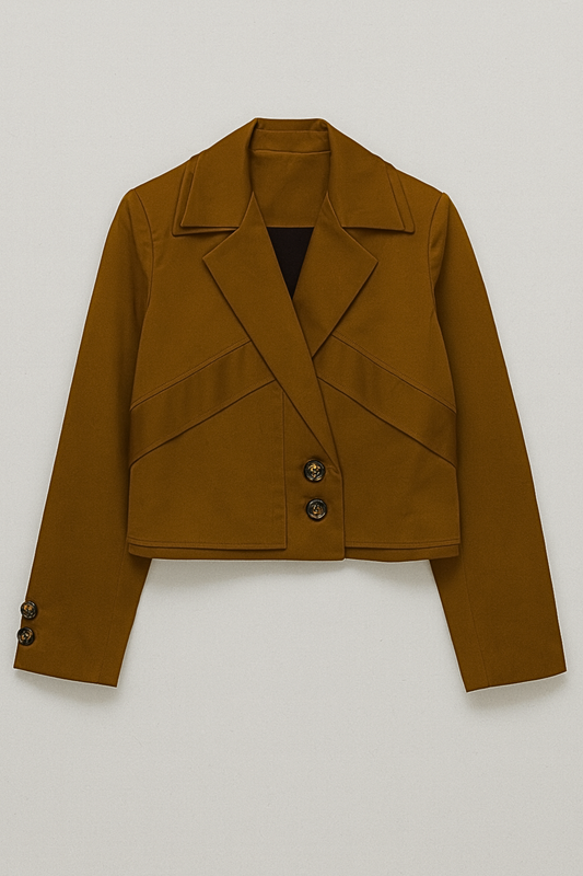 BLAZER BOXY CAMEL
