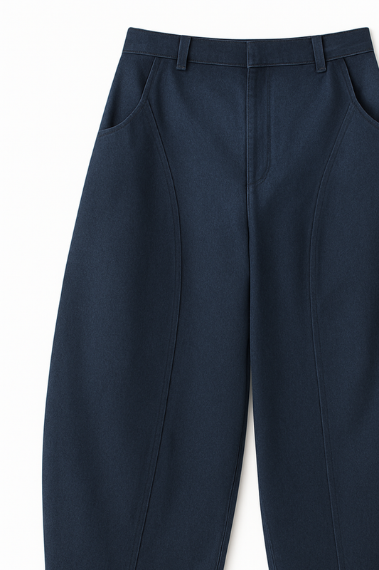BARREL PANTS DENIM