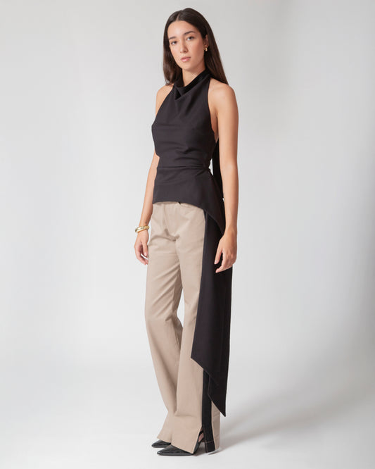 Blusa Halter Antonella · Negro