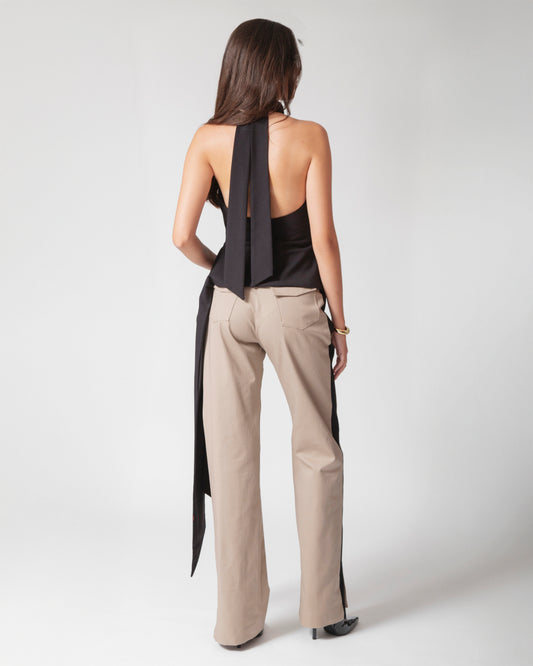 Blusa Halter Antonella · Negro