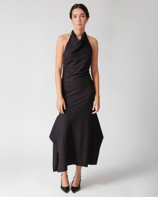 Vestido Halter Alessia · Negro
