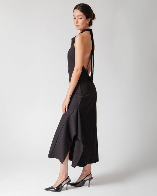 Vestido Halter Alessia · Negro