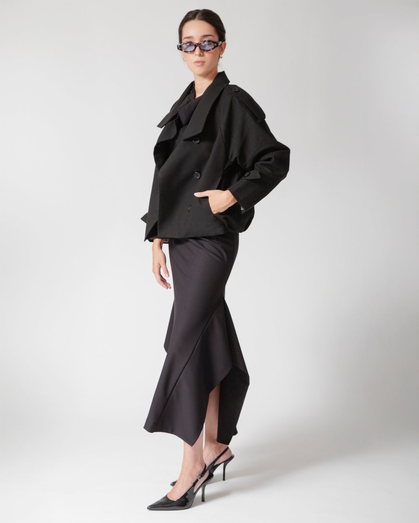 Vestido Halter Alessia · Negro