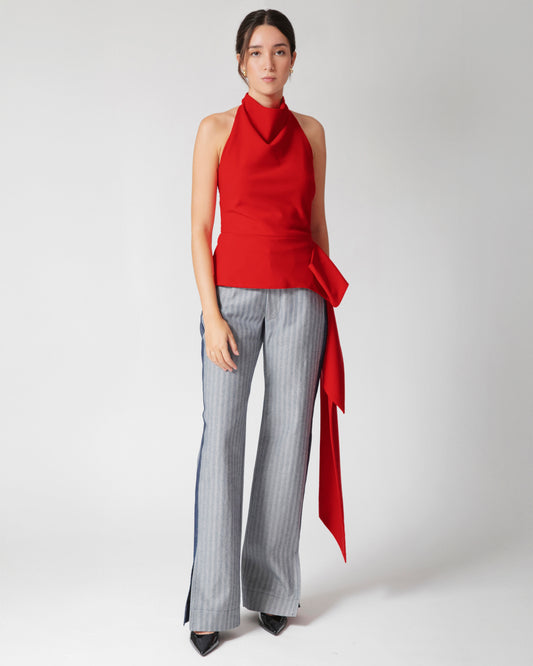 Blusa Halter Antonella · Rojo