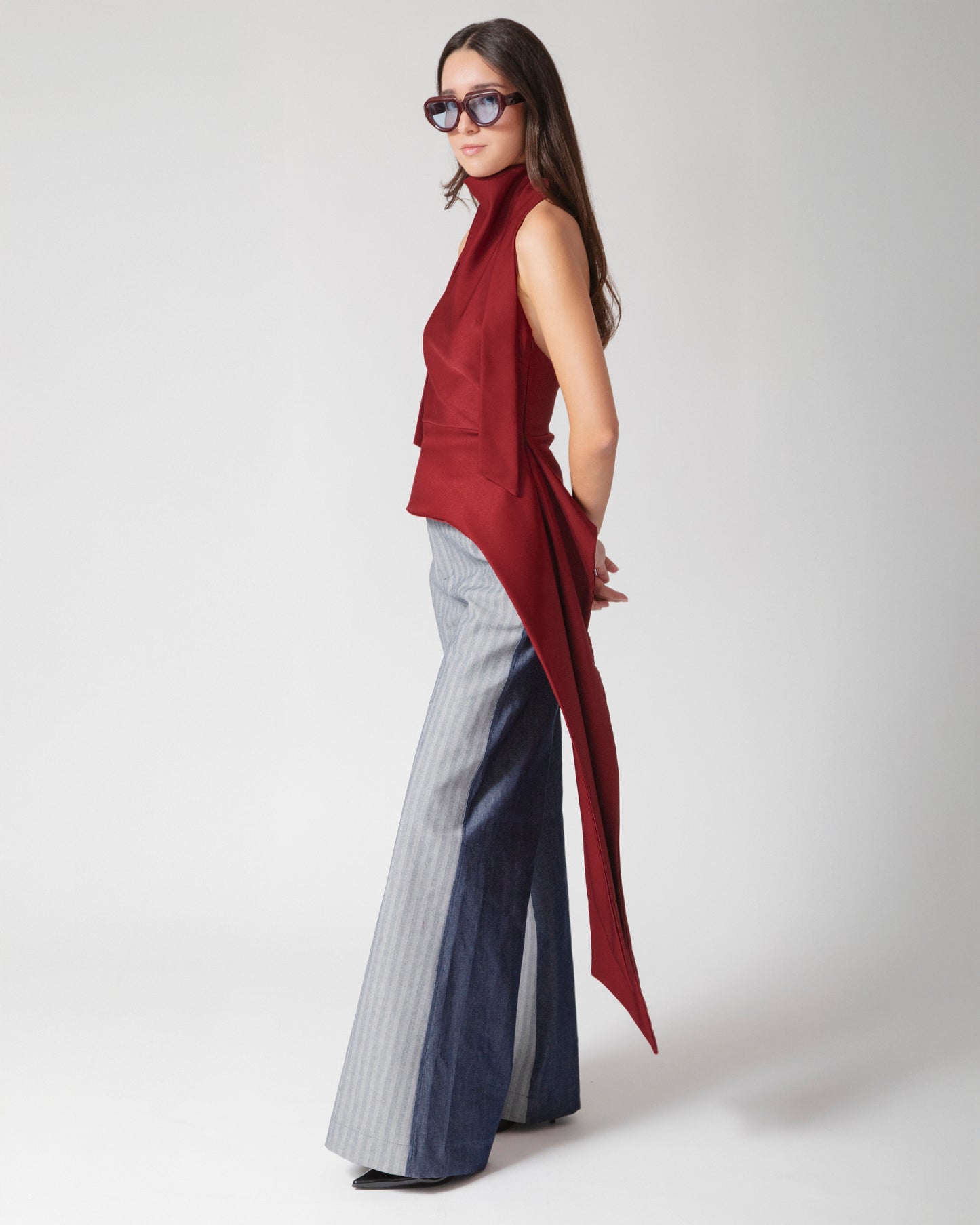 Pantalón Wide Leg Leonora · Denim