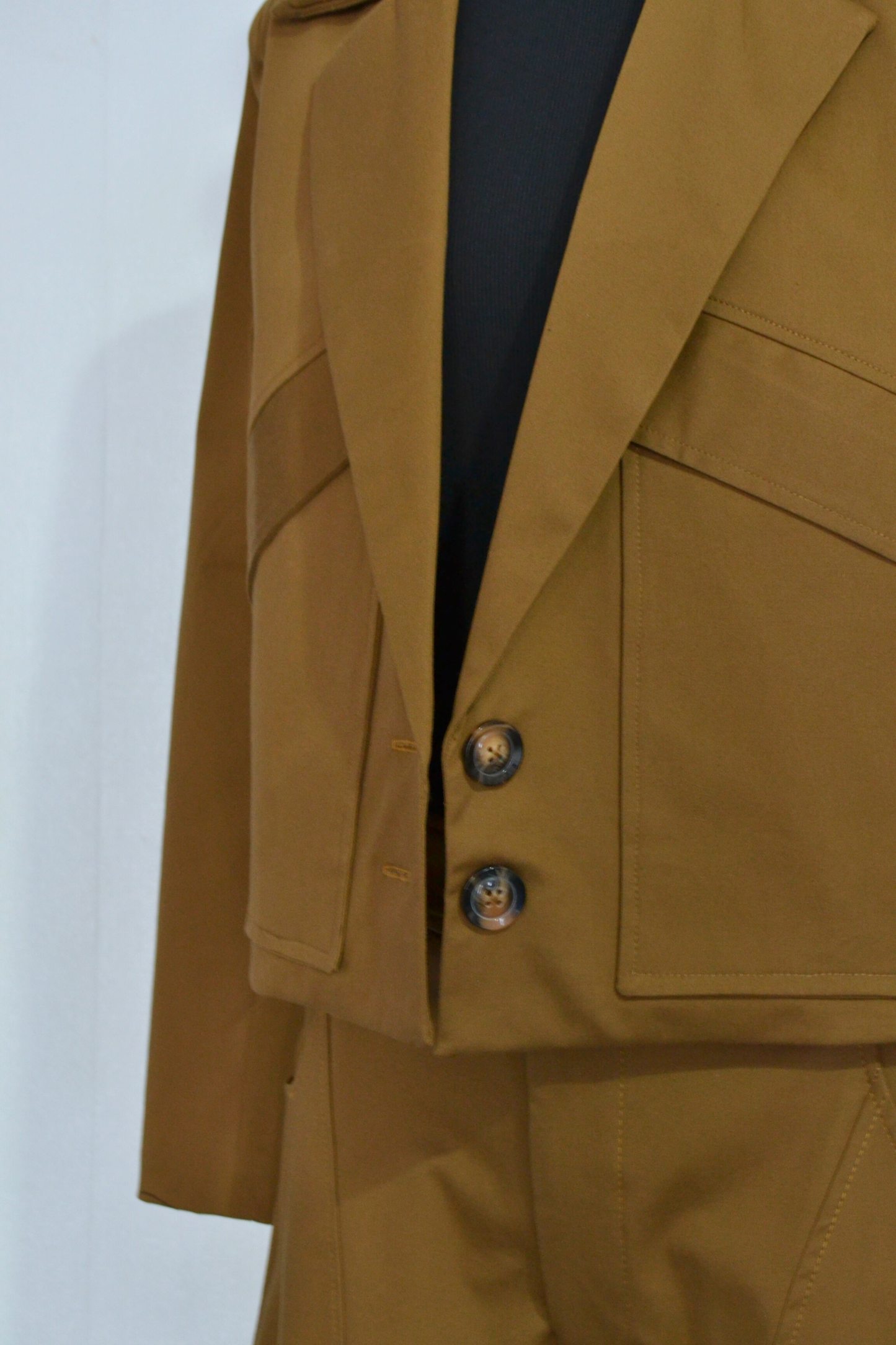 BLAZER BOXY CAMEL