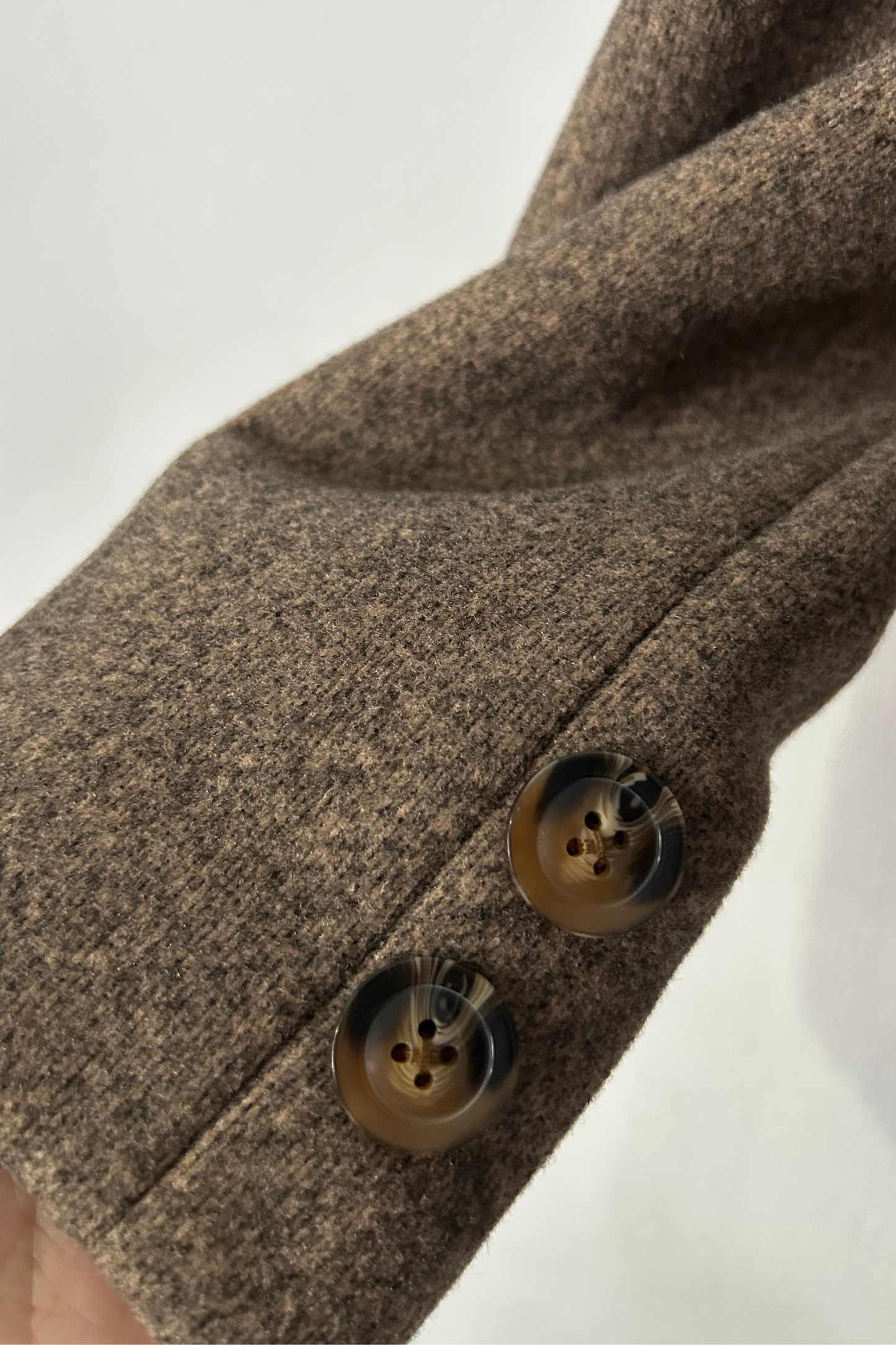 BLAZER BOXY PAÑO CAFE