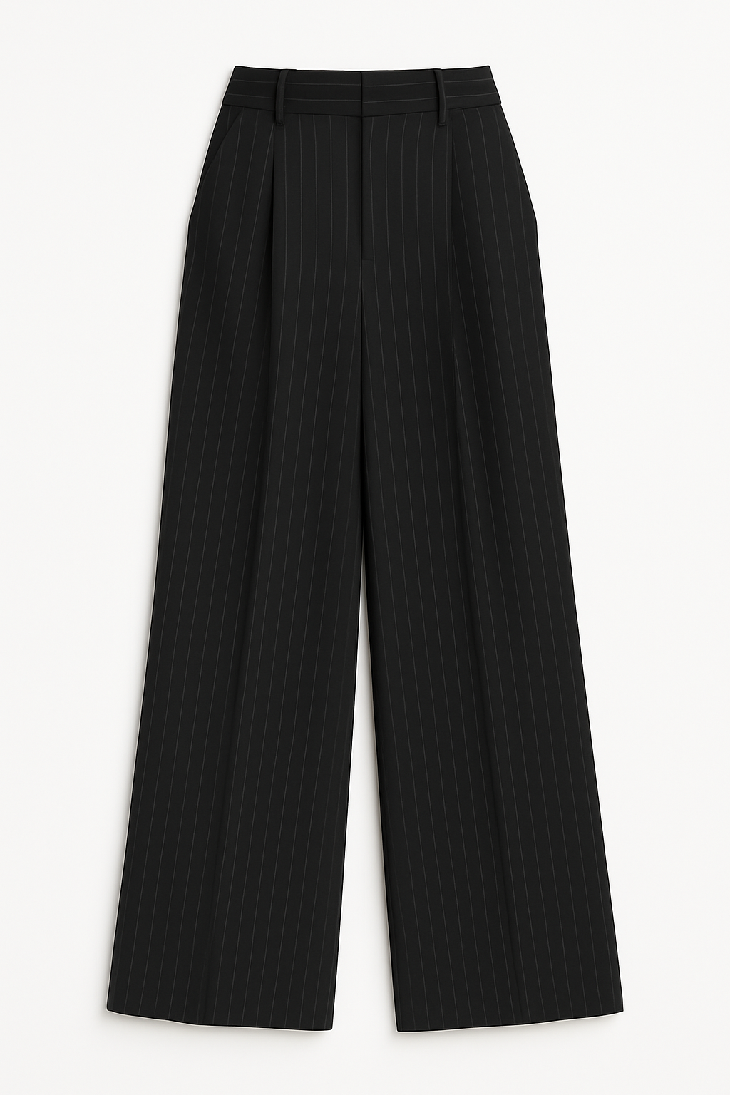 TROUSER NEGRO A RAYAS