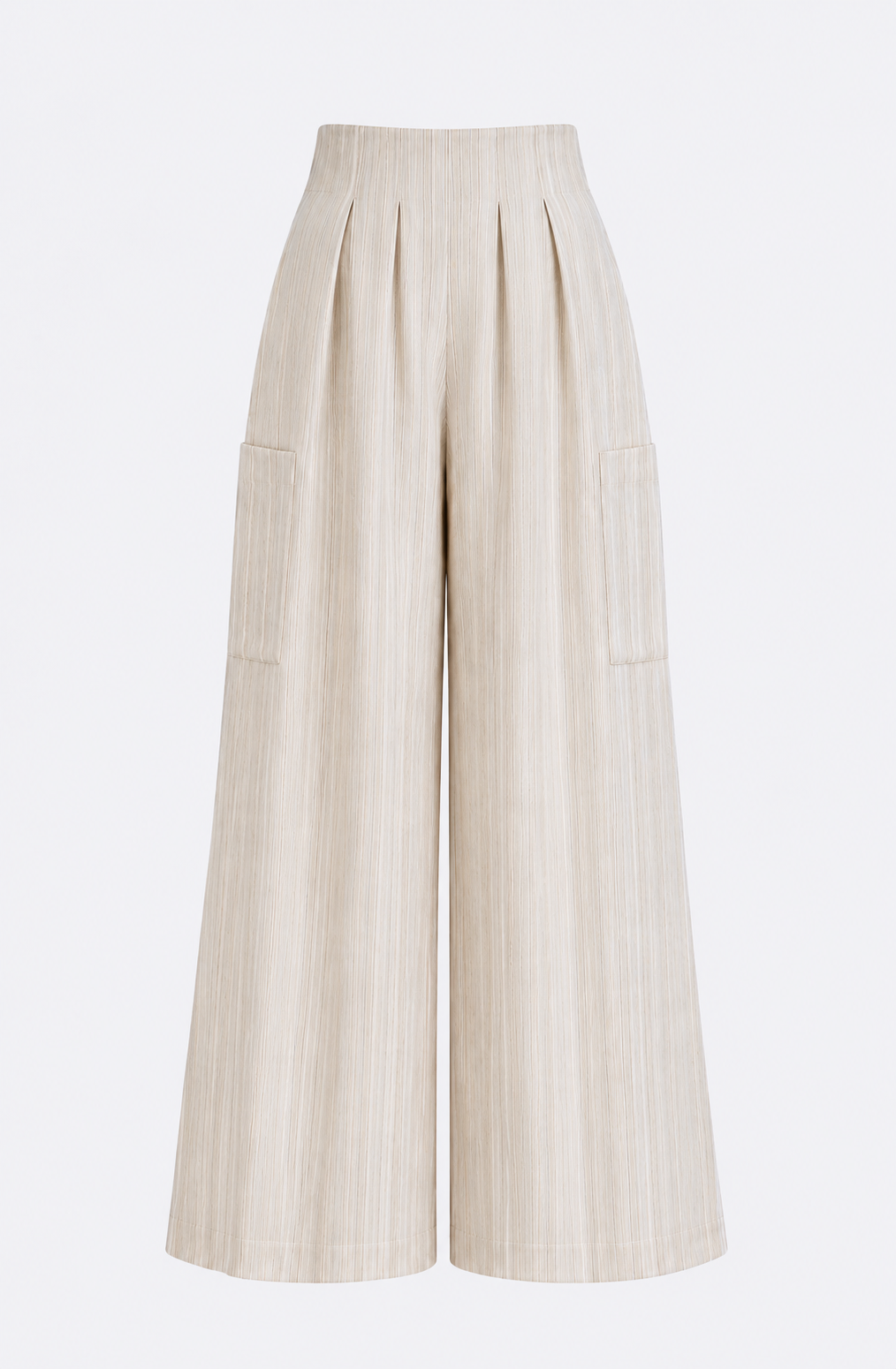 PANTALÓN ARENA BLANCO CON BEIGE