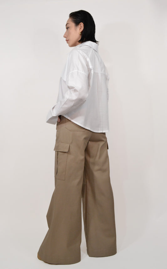 CARGO WIDE LEG CAQUI