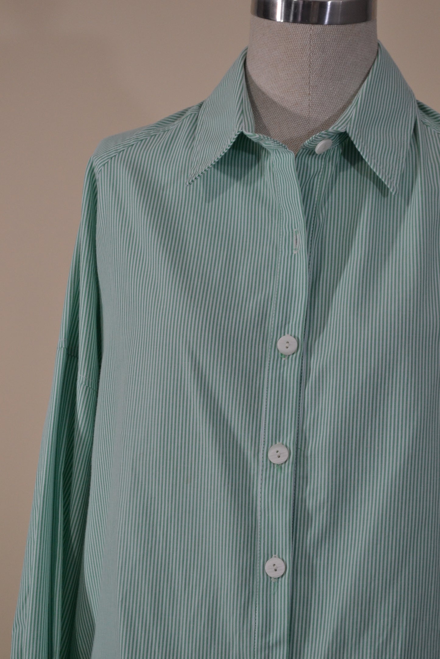 CAMISA A RAYAS VERDE RANGLAN