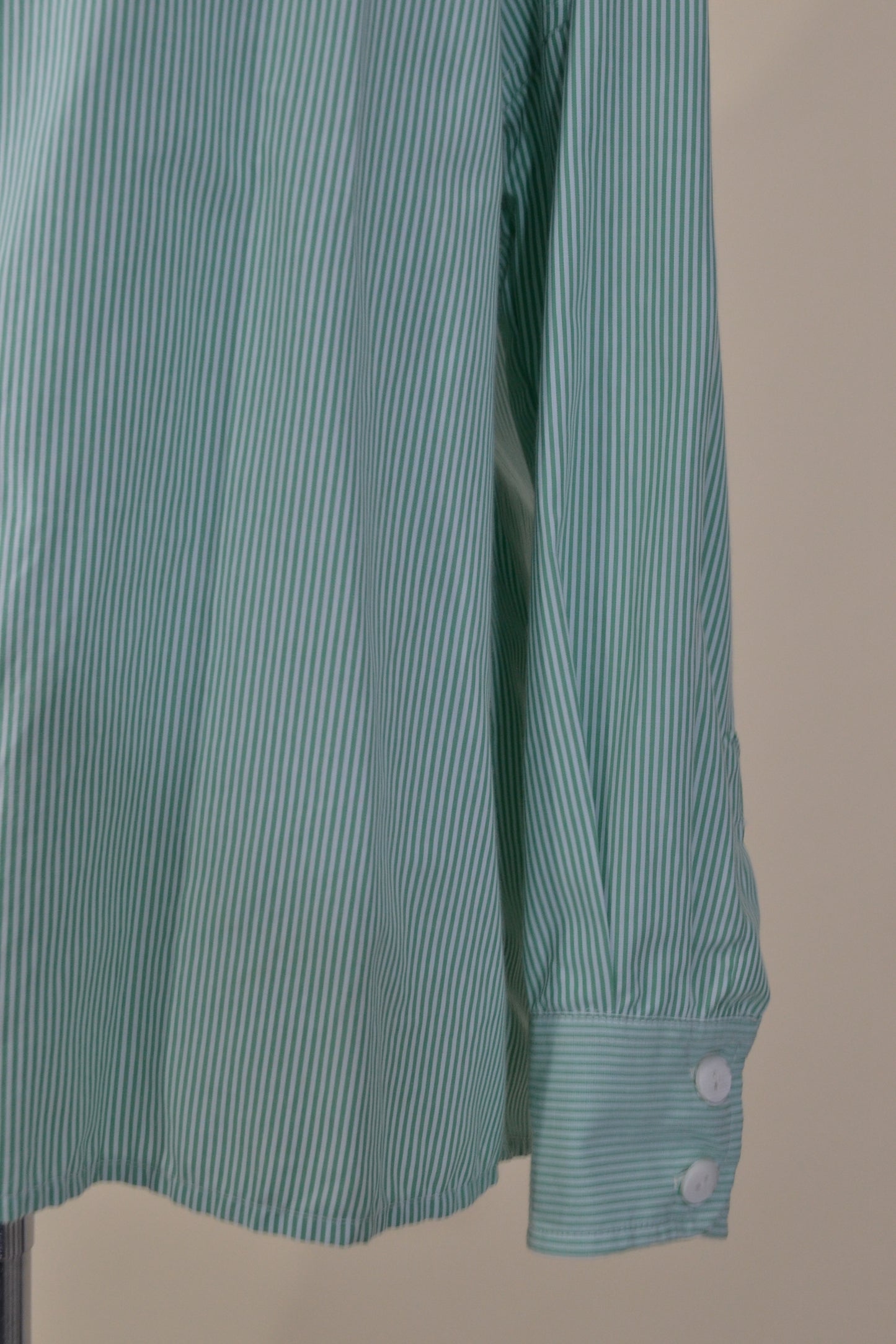 CAMISA A RAYAS VERDE RANGLAN