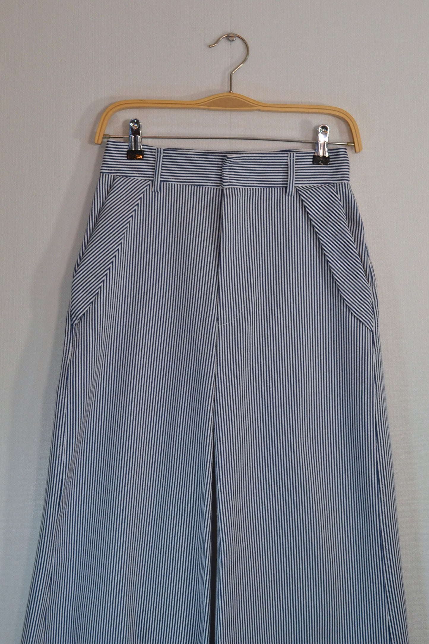 PANTALONES WIDE LEG A RAYAS