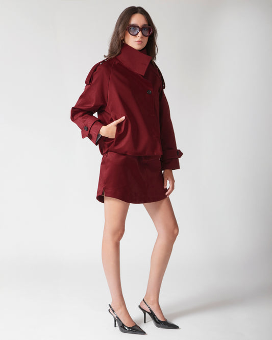 Trench Valentina · Tinto
